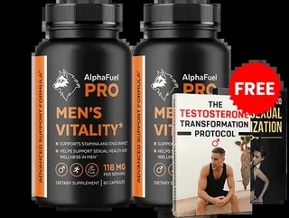 AlphaFuel Pro testosterone supplement packaging