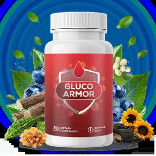 Gluco Armor glucose support supplement packaging