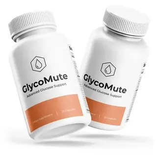 GlycoMute glucose support supplement packaging