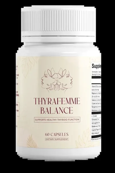 Thyrafemme Balance women's wellness supplement packaging